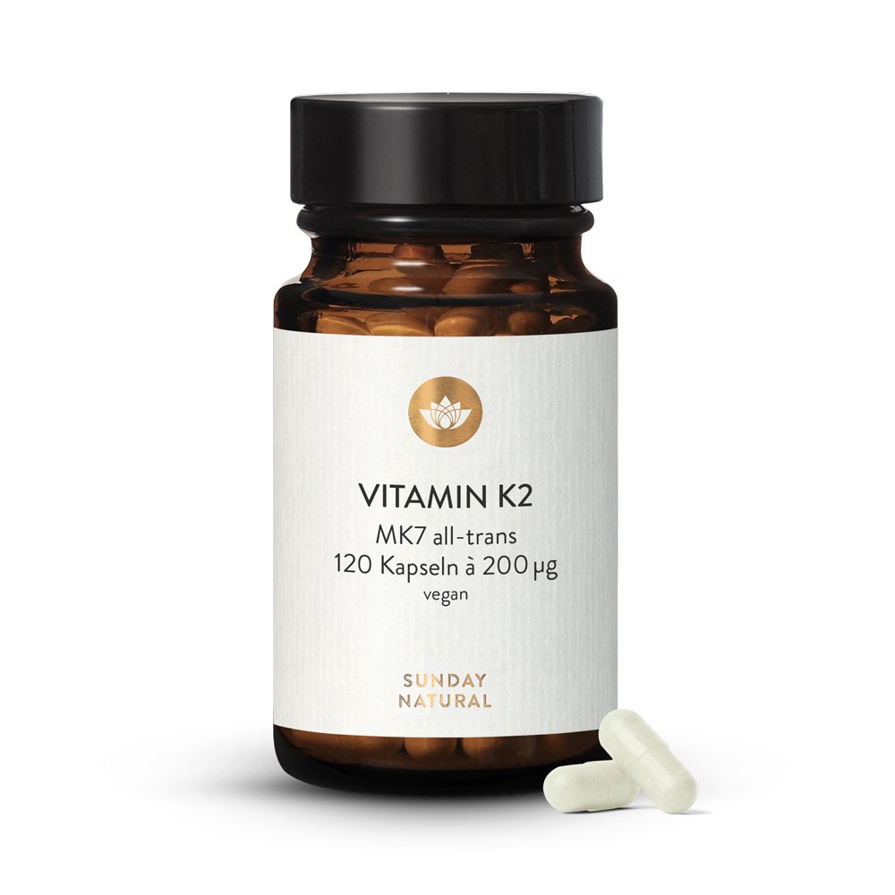 Vitamine K2 Mk7 0 µg All Trans Vegan 1 Gelules Sunday Natural